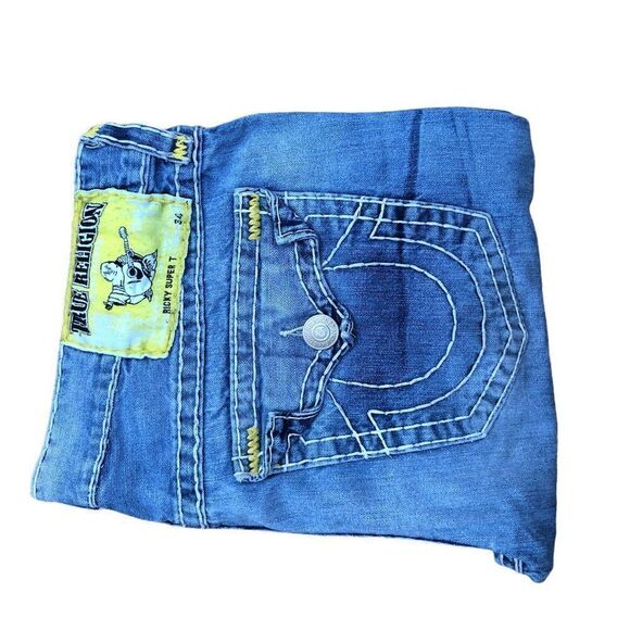True Religion Jeans Size 40 RICKY SUPER T Blue - Picture 6 of 11